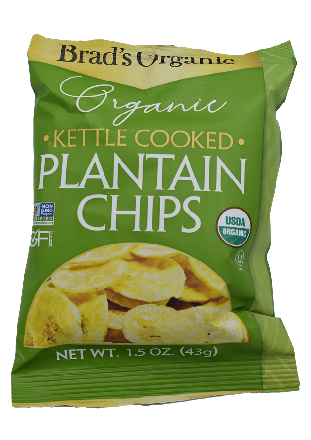 Brad's Organic Plantain Chips 1.5 oz (CASE OF 36)