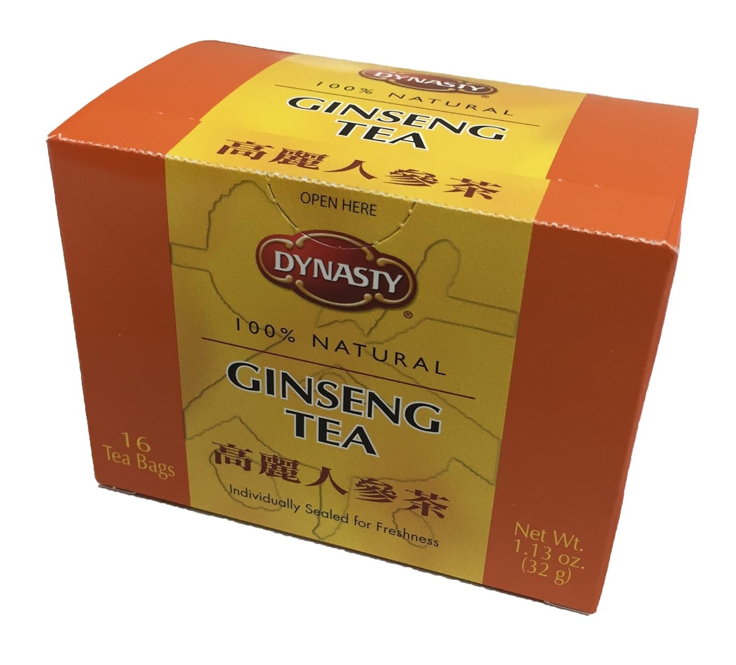 DYNASTY GINSENG TEA BAG 12/16 TEA BAGS