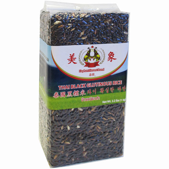 ELEPHANT HARVEST THAI BLACK GLUTINOUS RICE 10/2.2LB