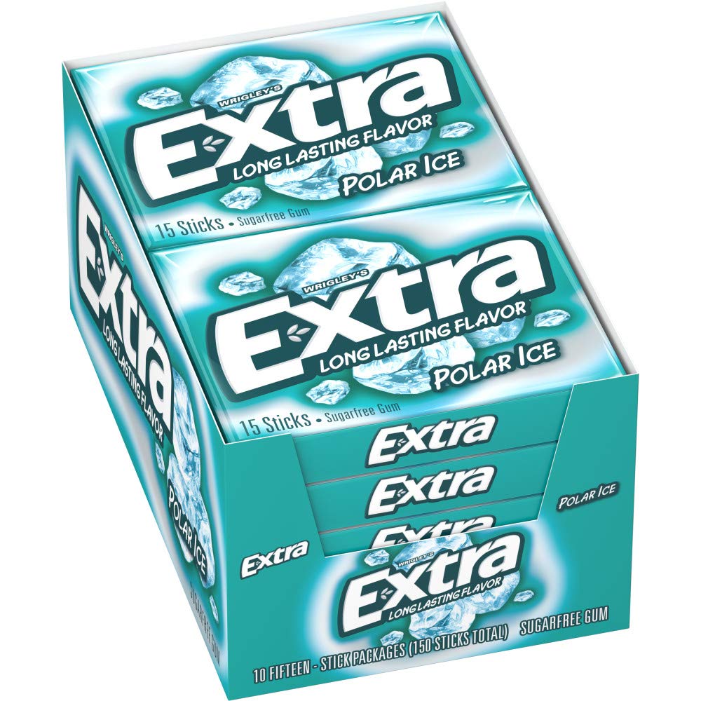 EXTRA SUGAR FREE GUM 12/15 STICKS