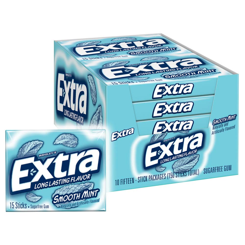 EXTRA SUGAR FREE GUM 12/15 STICKS