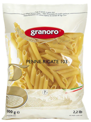 GRANORO PASTA #103 PENNE RIGATE 20/454g