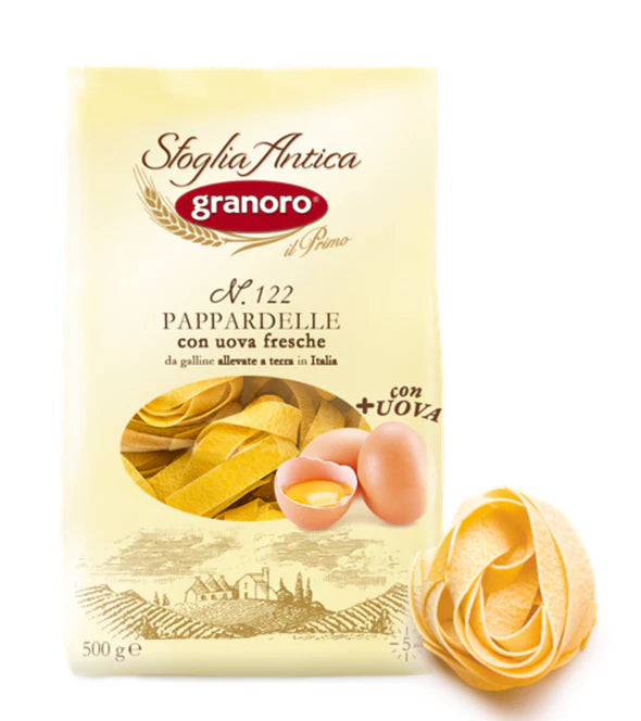 GRANORO #122 EGG PAPPARDELLE 12/500g