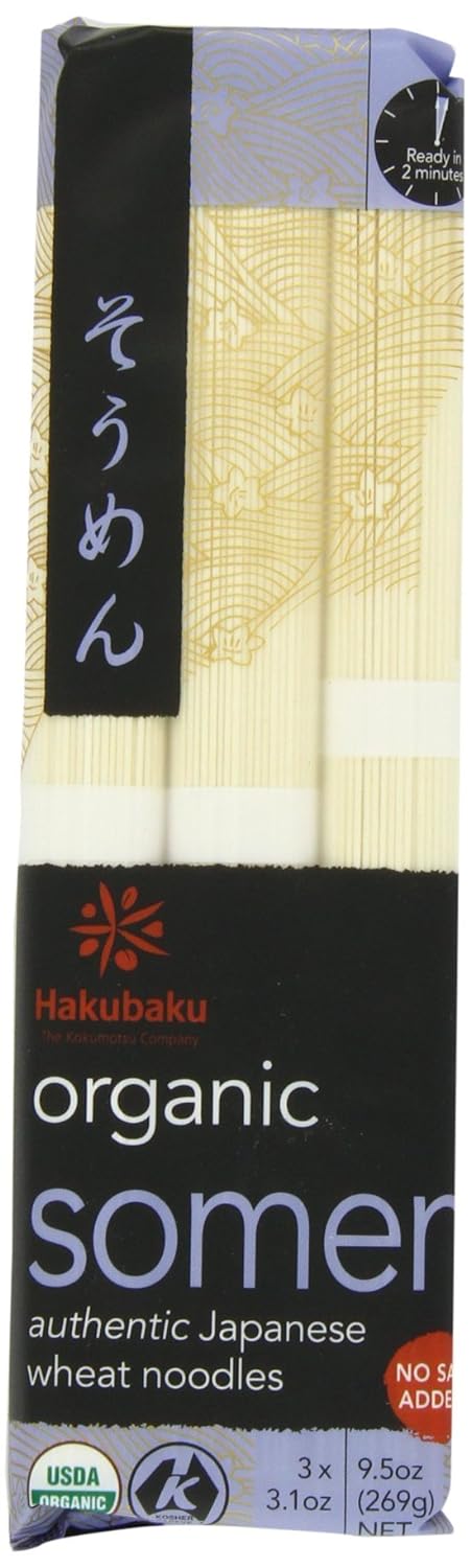 HAKUBAKU ORGANIC NOODLE 8 BAGS /9.5OZ