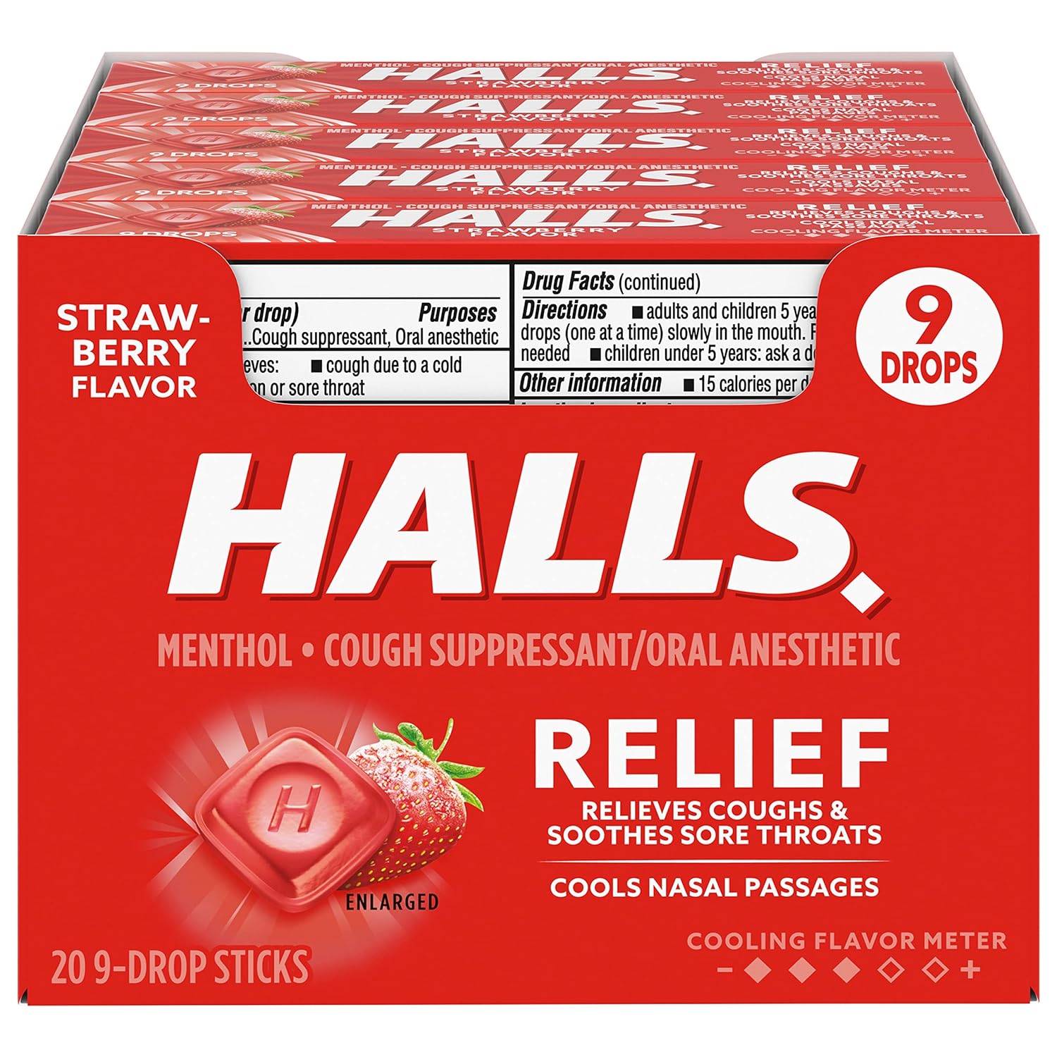 HALLS 20 STICKS /9 DROP