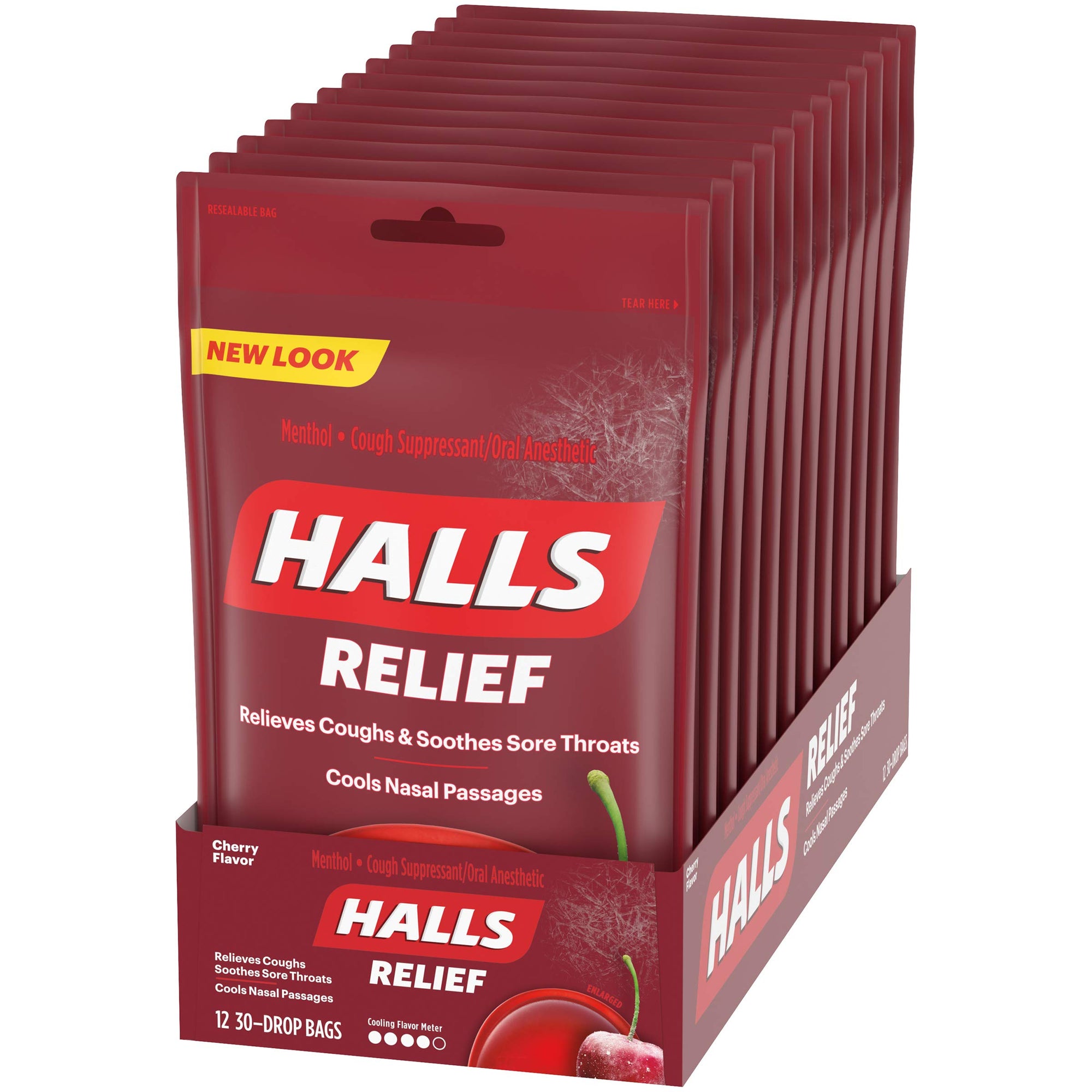 HALLS BAGS 12BAGS / 30DROPS