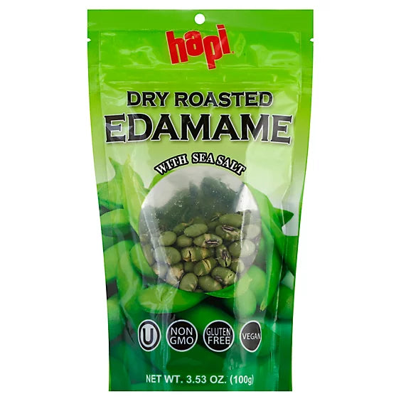 HAPI DRY ROASTED EDAMAME BAG 6/3.53 OZ