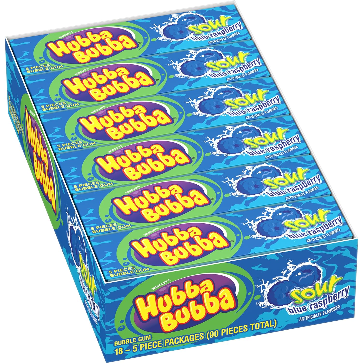 HUBBA Original BUBBA MAX BUBBLE GUM  18 STICKS/ CASE