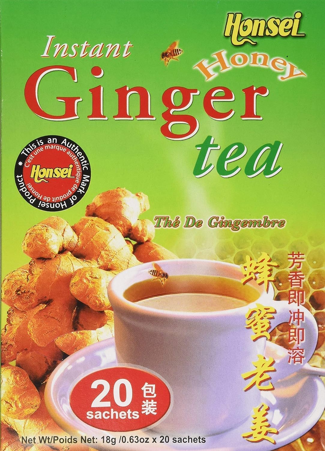 HONSEI GINGER TEA 24/20S