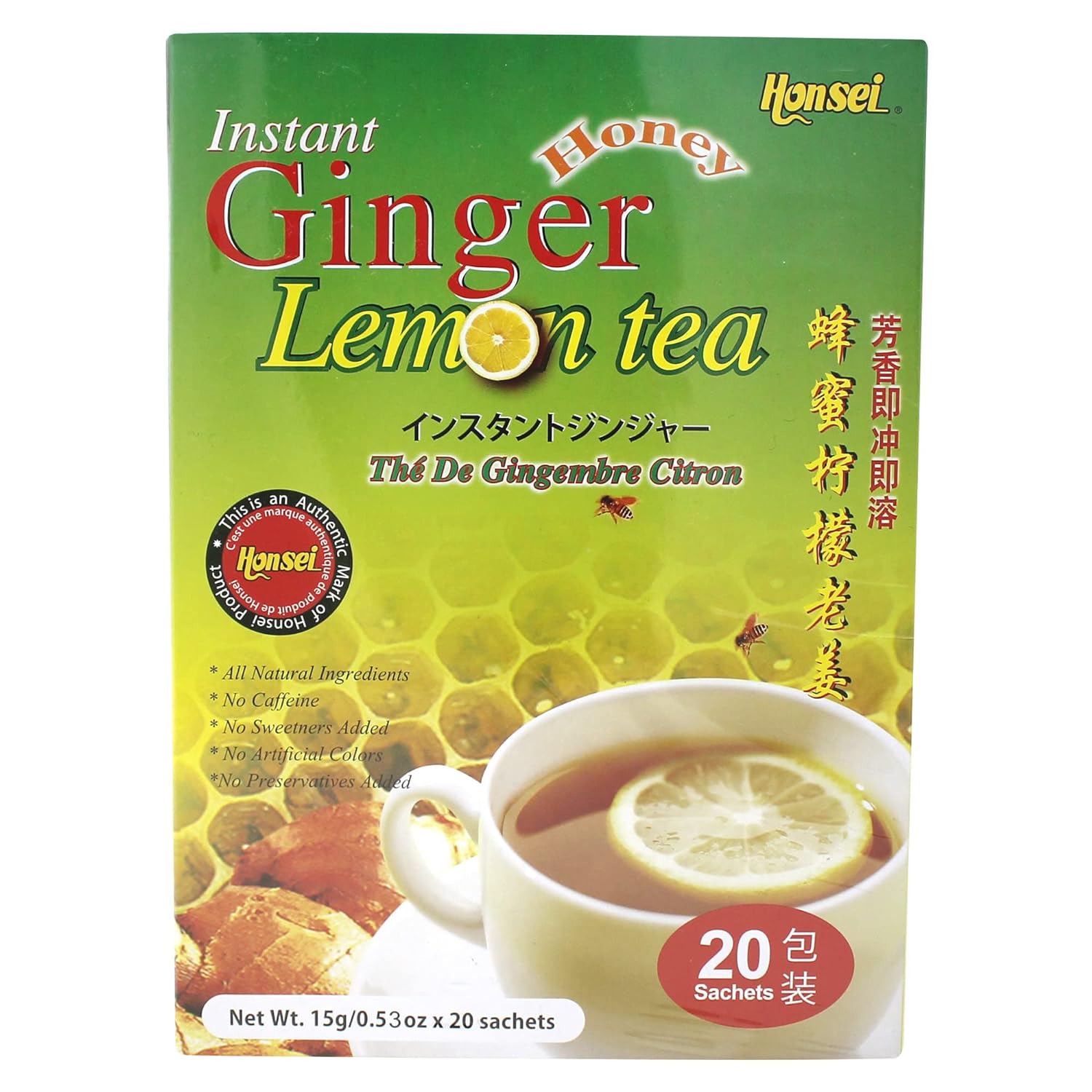 HONSEI GINGER TEA 24/20S