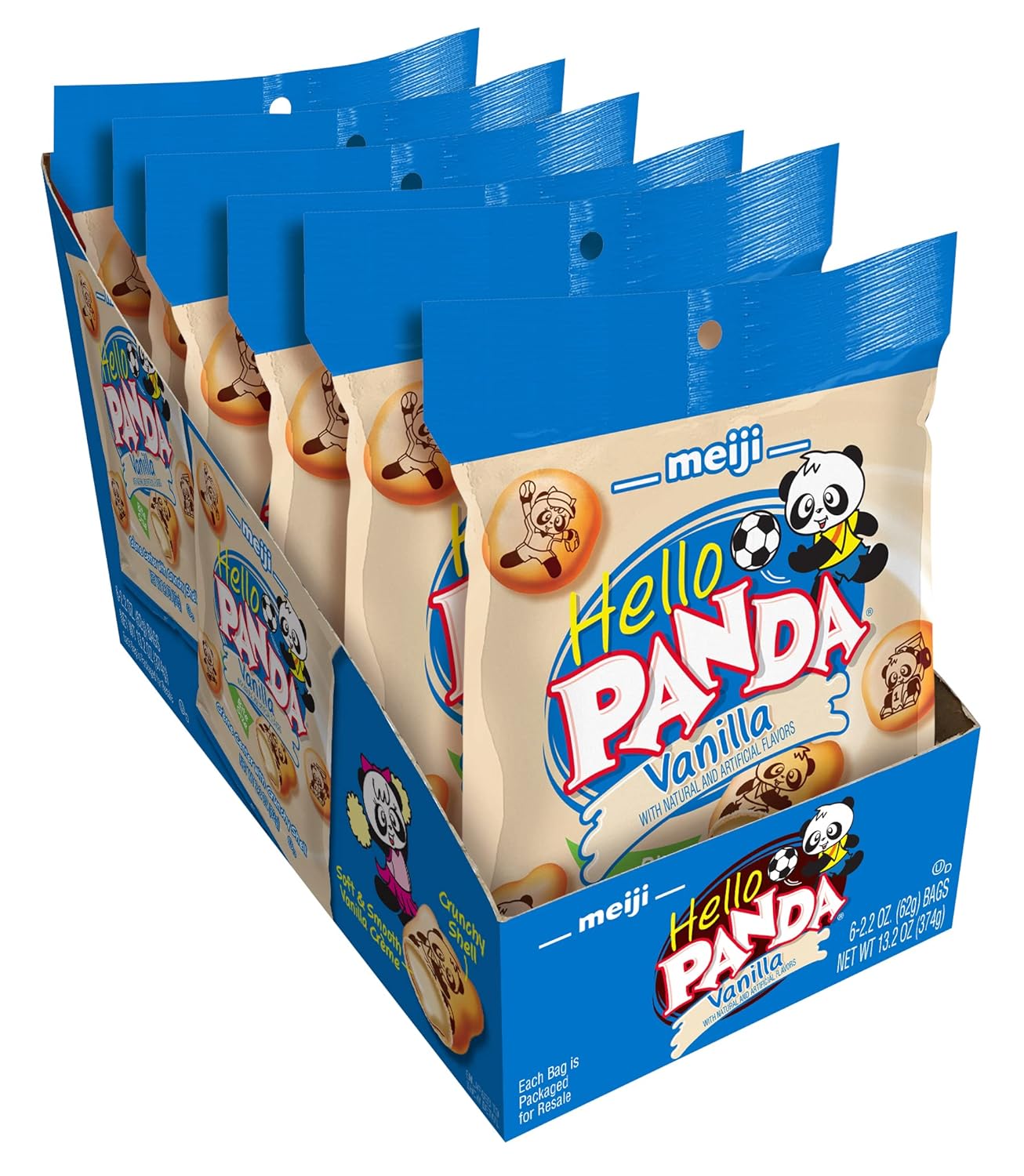 MEIJI HELLO PANDA BAGS  6/ 2.2oz