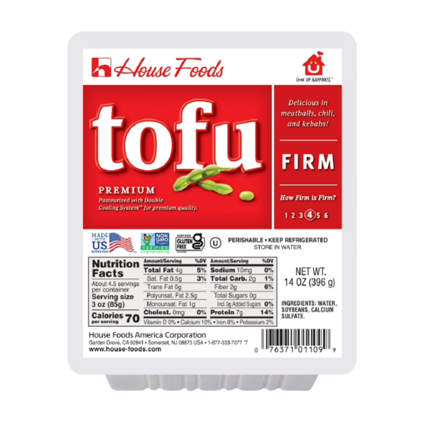 HOUSE TOFU FIRM (RED) 12/ 14oz