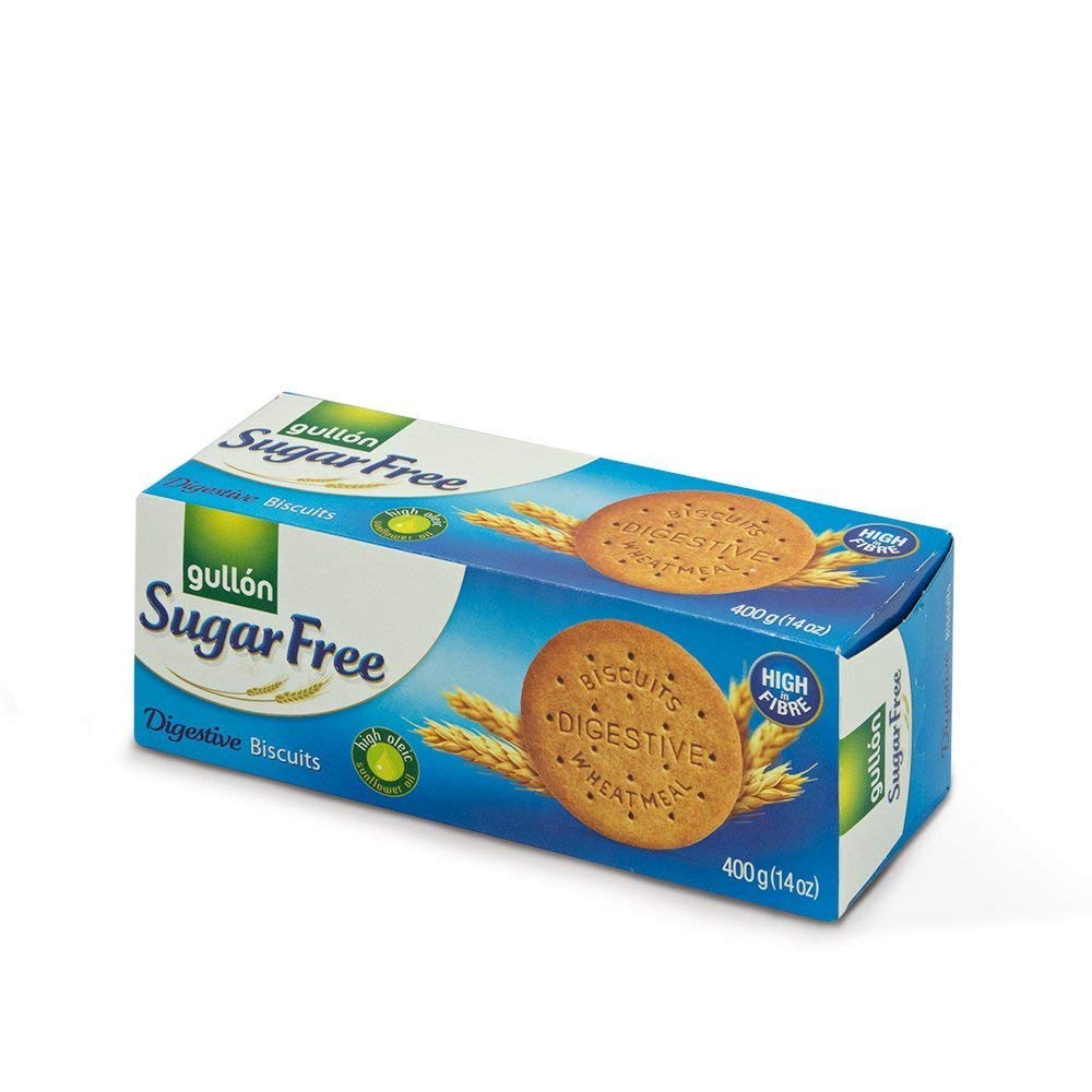 GULLON SUGAR FREE DIGESTIVE COOKIES (Blue Box) 15/ 14.1oz