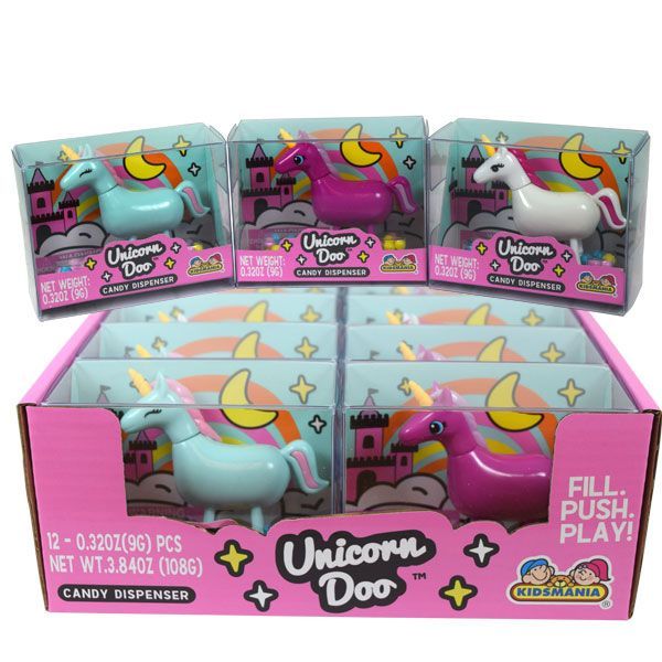 KIDS MANIA UNICORN DOO TOY CANDY 12PCS