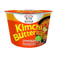 JONGGA KIMCHI BUTTER FRIED RAMEN CUP 6 PACK