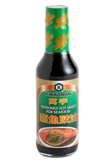 KIKKOMAN SEASONED SOY SAUCE 12/10 OZ