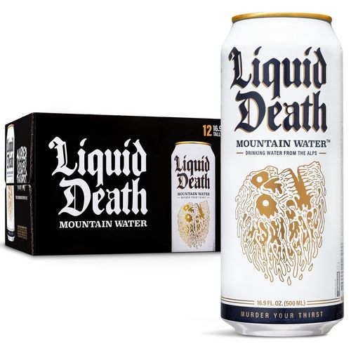 LIQUID DEATH WATER 12 CANS /500ml
