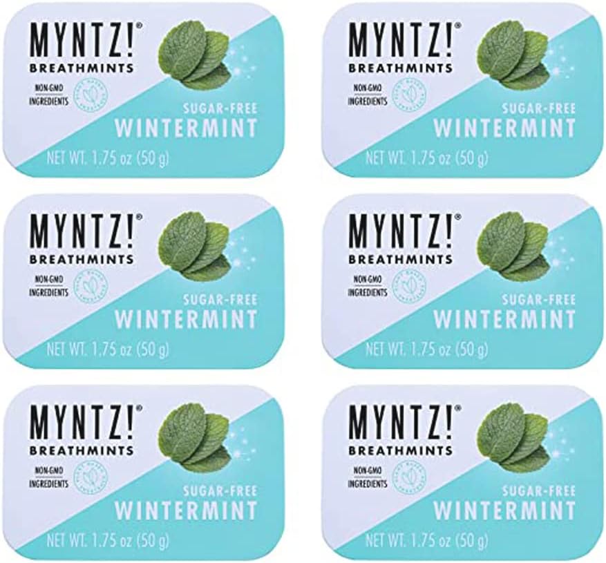 MYNTZ WINTERMINT BREATH MINTS SUGAR FREE  12 / 1.75 oz