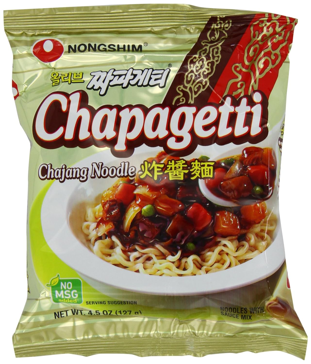 NONGSHIM  CHAPAGETTI NOODLE 16BAG/4.5OZ