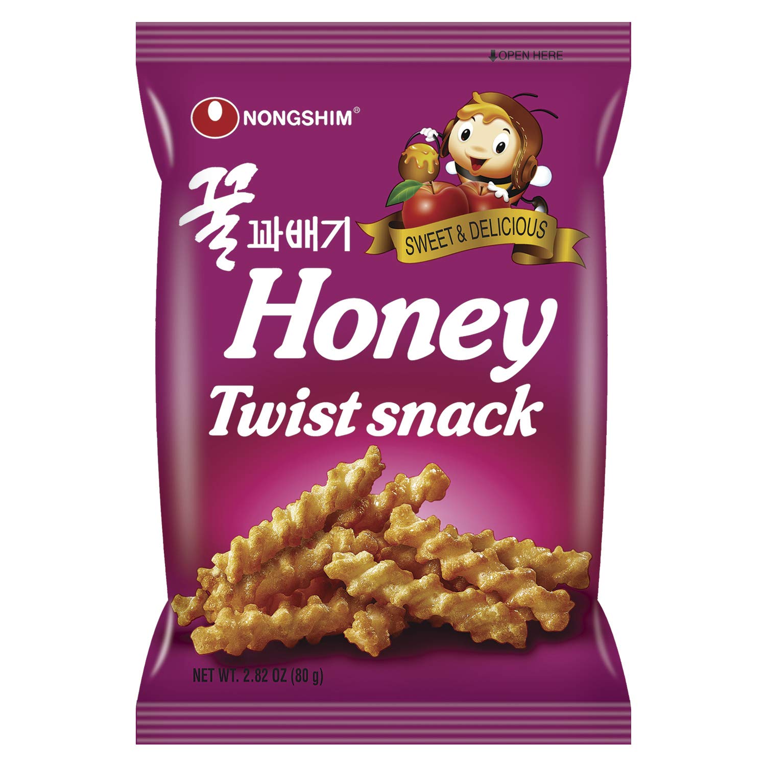 NONGSHIM HONEY TWEST SNACK SMALL 20PACK/2.64OZ (75g)