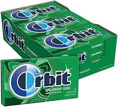 ORBIT GUM SUGAR FREE 12 PACK