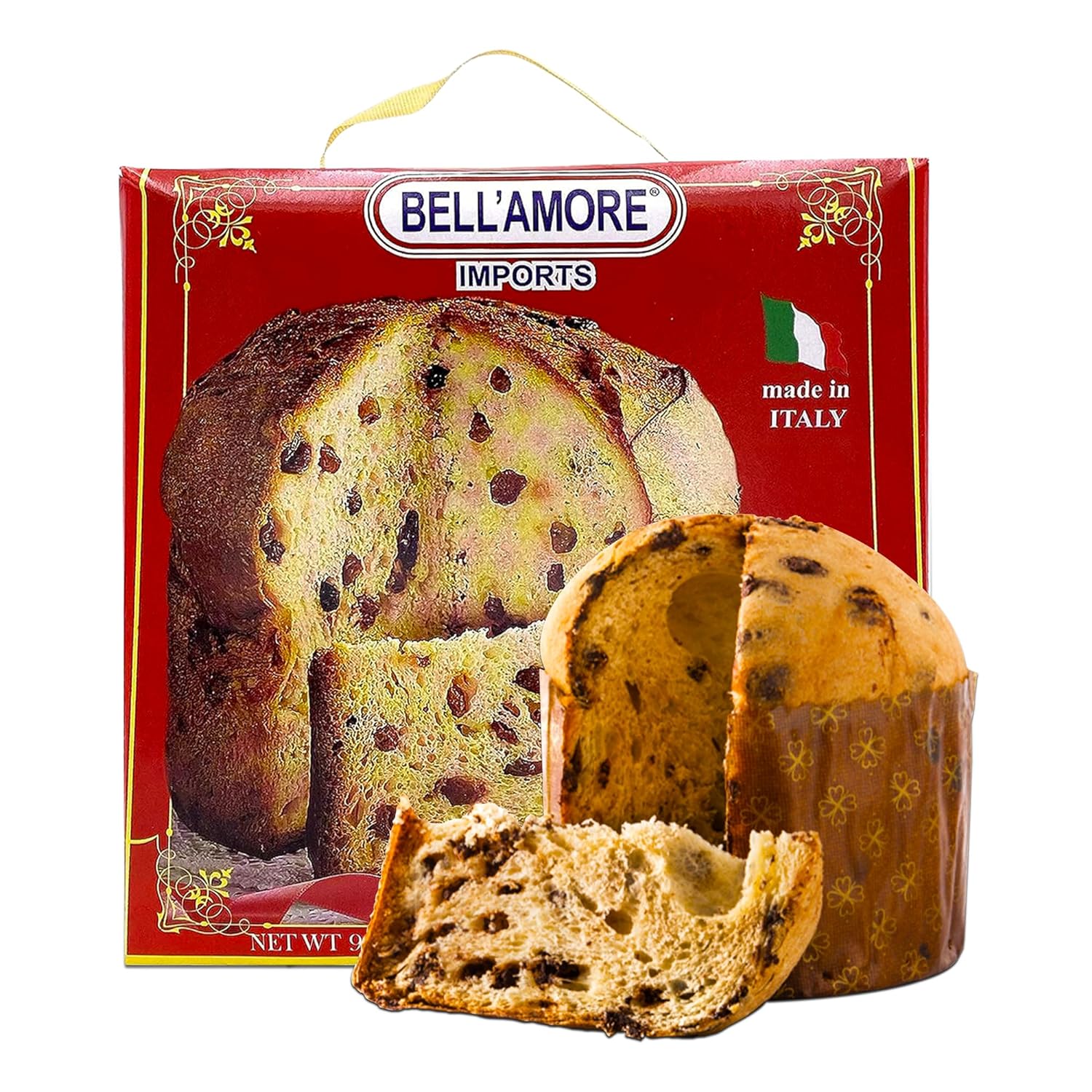 BELLAMORE PANETTONE TRADITIONAL (RED) 12/2LB
