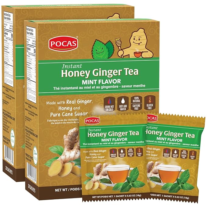 POCAS HONEY GINGER TEA  24 / 20S