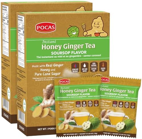 POCAS HONEY GINGER TEA  24 / 20S