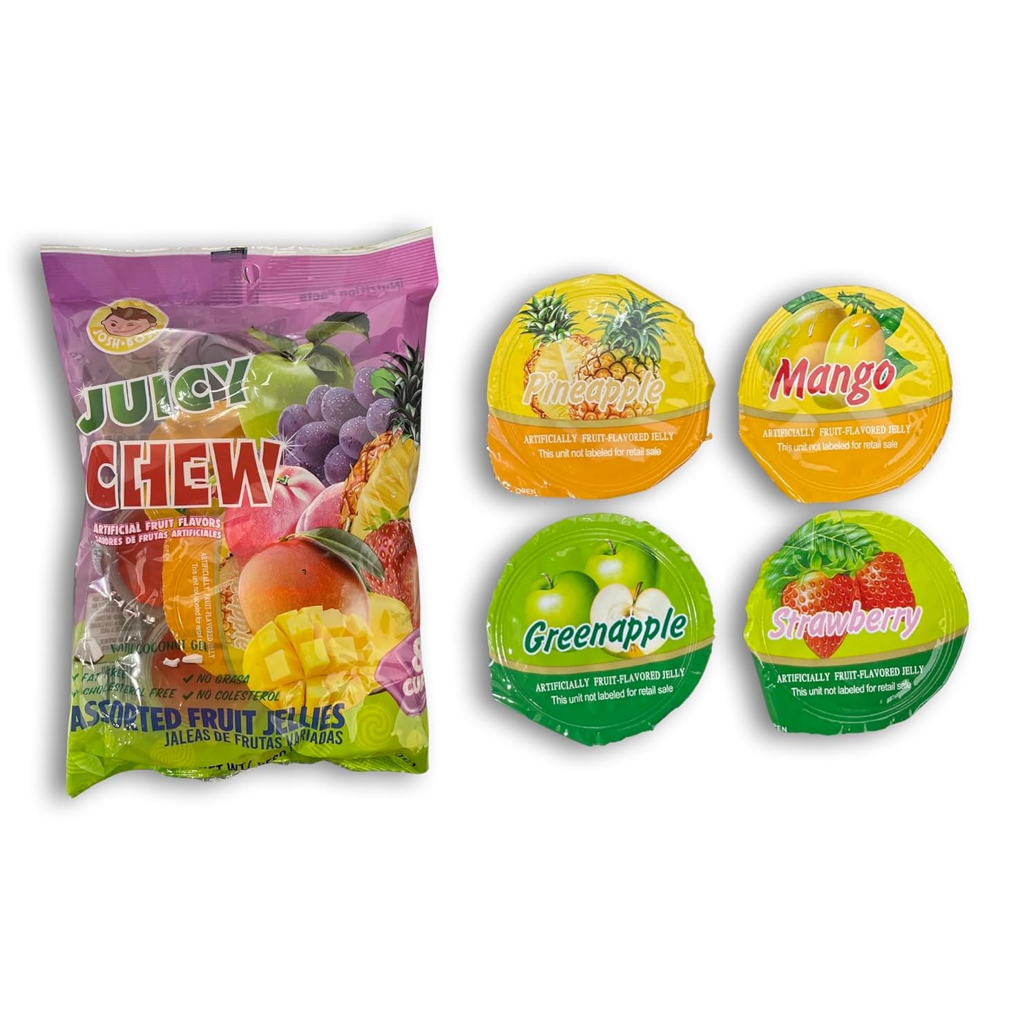 POCAS JUICY CHEW ASSORTED FRUT JELLY 30/10.4 OZ