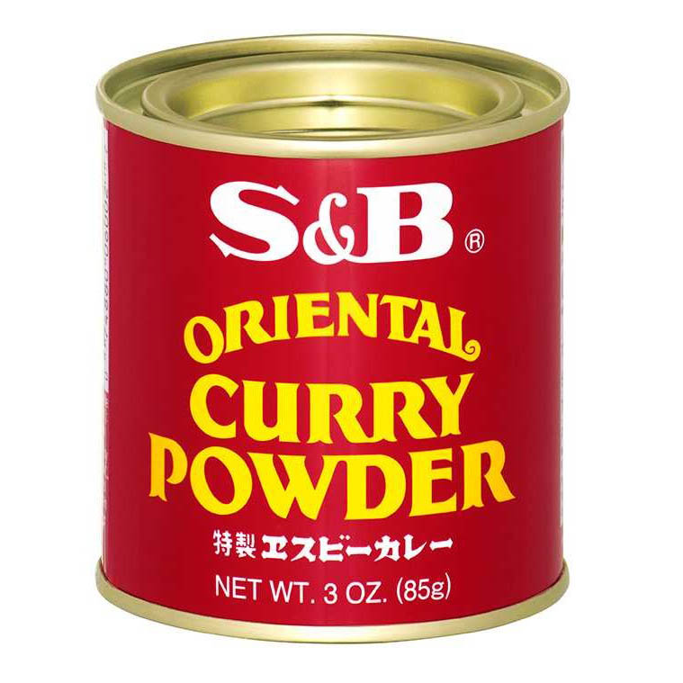 S&B CURRY POWDER IN CAN (RED) 12/3 OZ