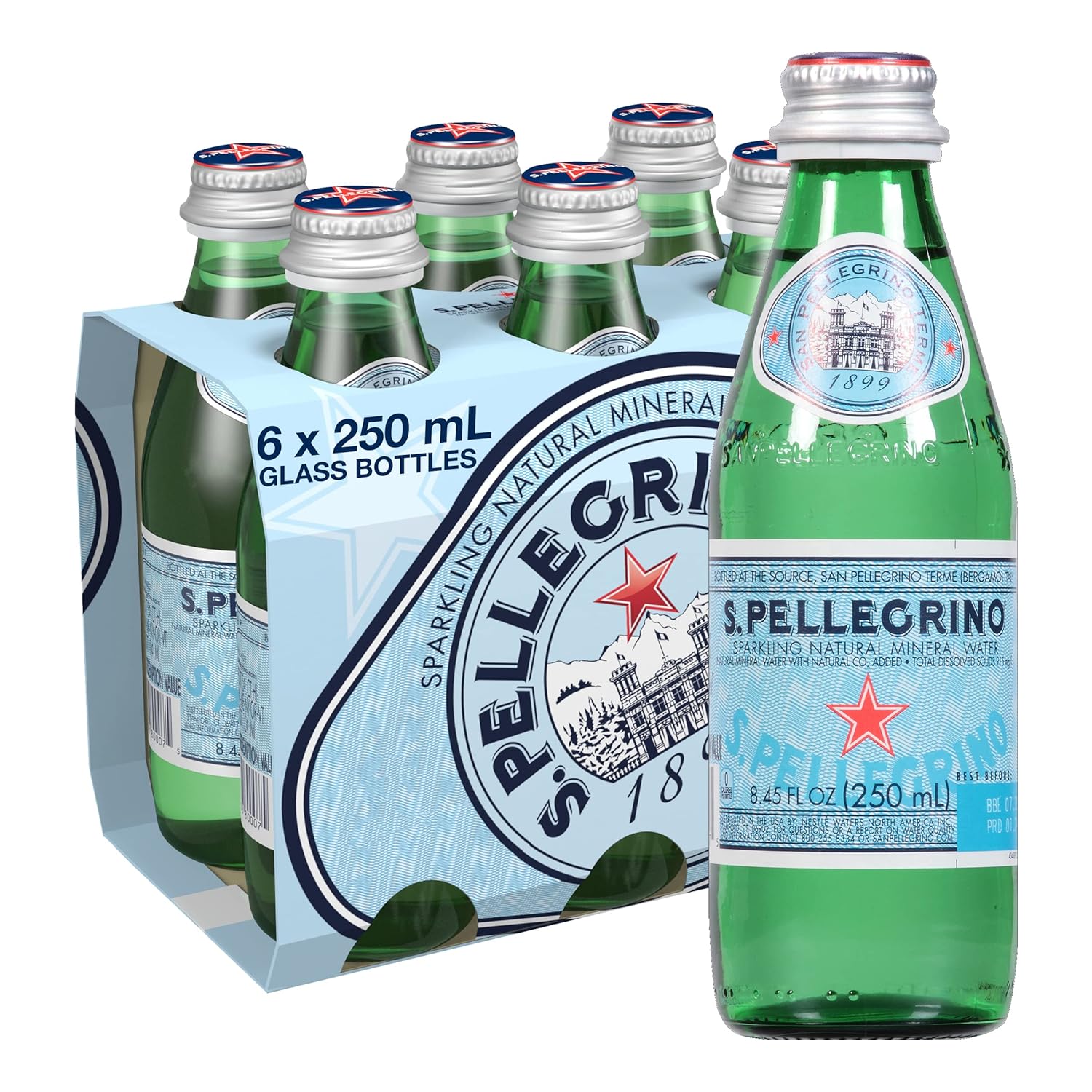 S'PELLEGRINO SPARKLING MINERAL WATER SMALL 24 / 8.45OZ