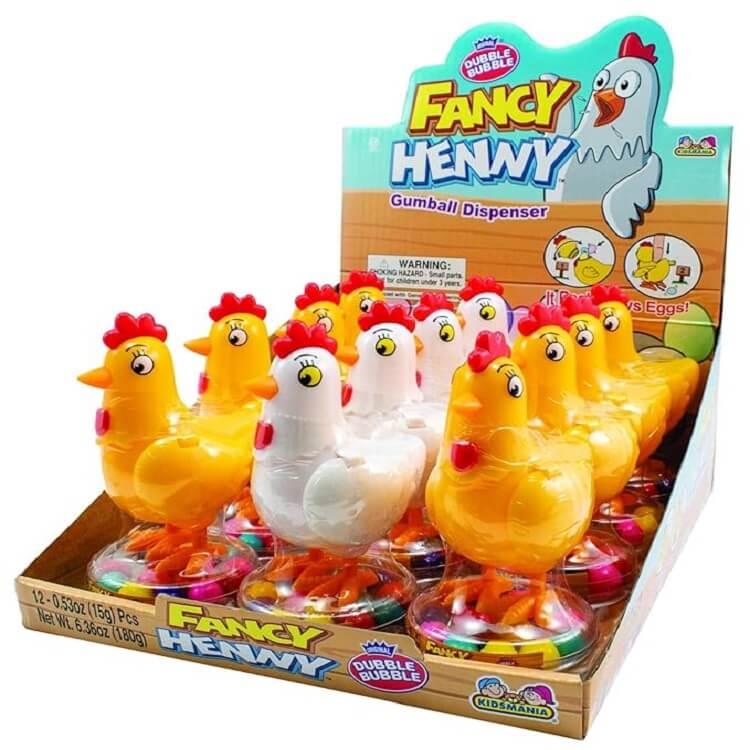 KIDS MANIA FANCY HENNY TOY CANDY 12 PCS