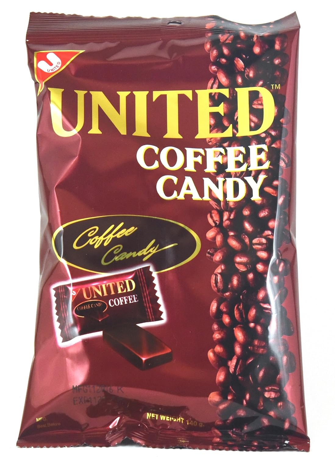 UNITED COFFEE CANDY 24 BAGS / 4.94 OZ