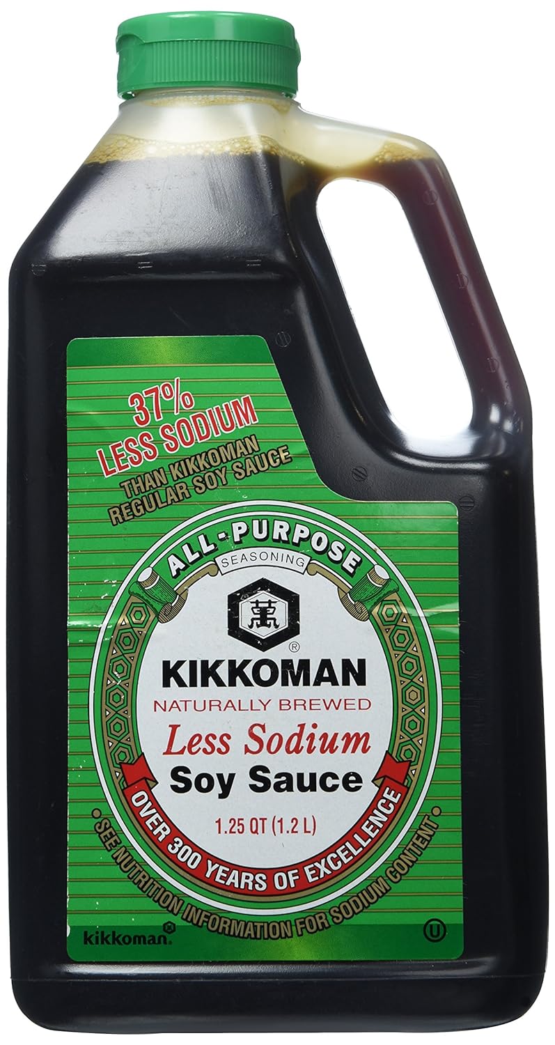 KIKKOMAN LESS SODIUM SOY SAUCE