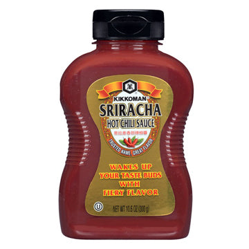 KIKOMAN SRIRACHA HOT CHILI SAUCE 9/10.6oz